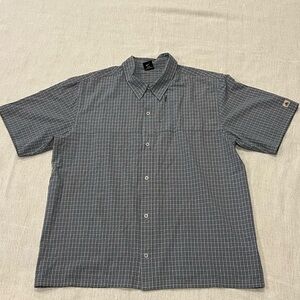 Nike ACG Blue Checkered Casual Shirt
